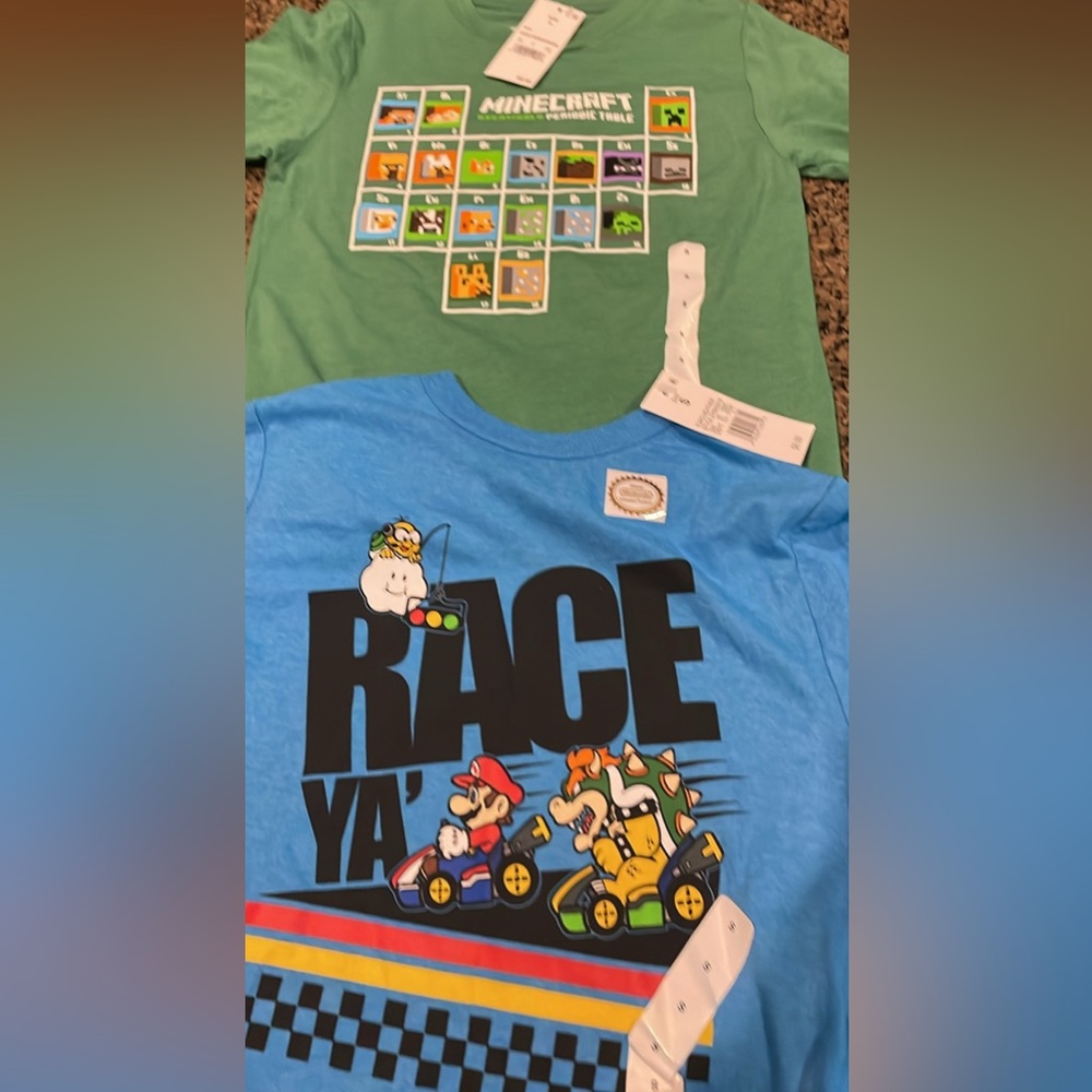NWT boys size S tees